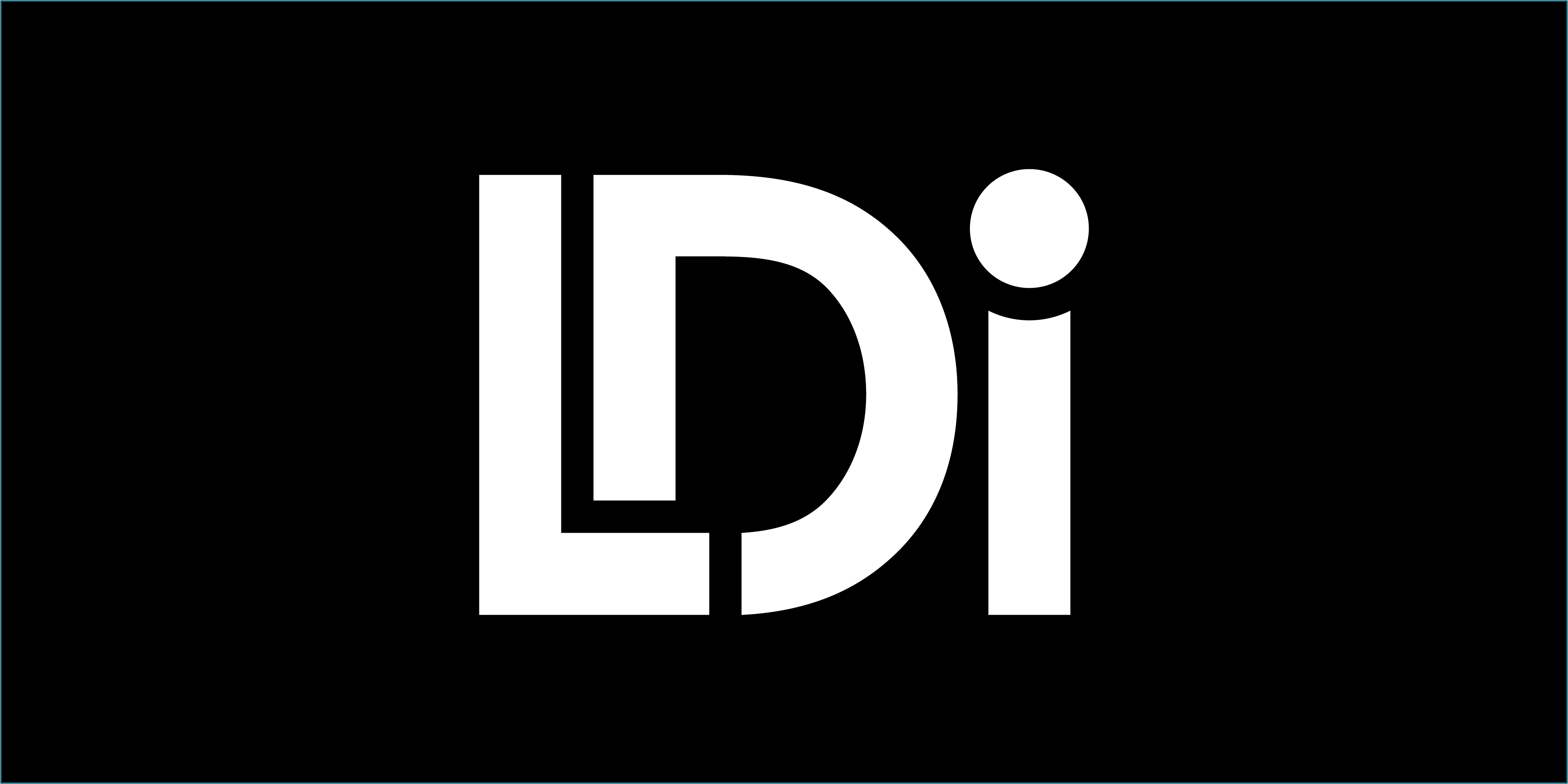 One color logo—White